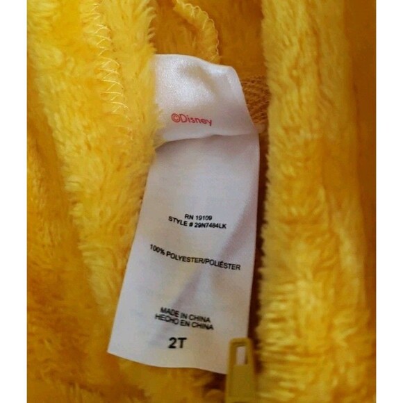 Disney Unisex Coverall Toddler 2T Lion King Simba Plush Halloween Costume - Picture 7 of 7